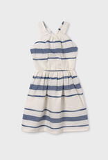 Mayoral Cobalt Stripe Sun Dress