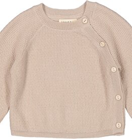 MarMar Copenhagen Grey Sand Side Button Sweater