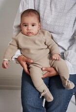 MarMar Copenhagen Grey Sand Side Button Sweater