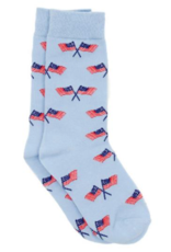 Properly Tied Lucky Duck Socks Freedom Flag