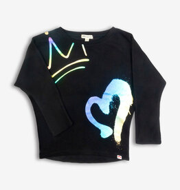 Appaman SALE black slouchy  sweatshirt graffiti