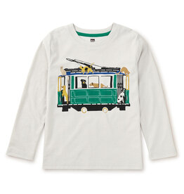 Tea Collection SALE Animal Trolley Graphic Tee Vapor