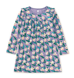 Tea Collection SALE L/S Mighty Mini Dress Semper Augustus Tulip