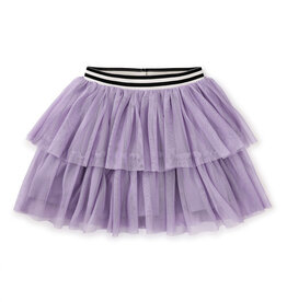 Tea Collection SALE. Tiered Tulle Skirt Sheer Lilac