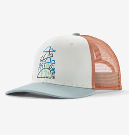 Patagonia Ks Trucker Hat CBWI Clouds Earth: Birch White