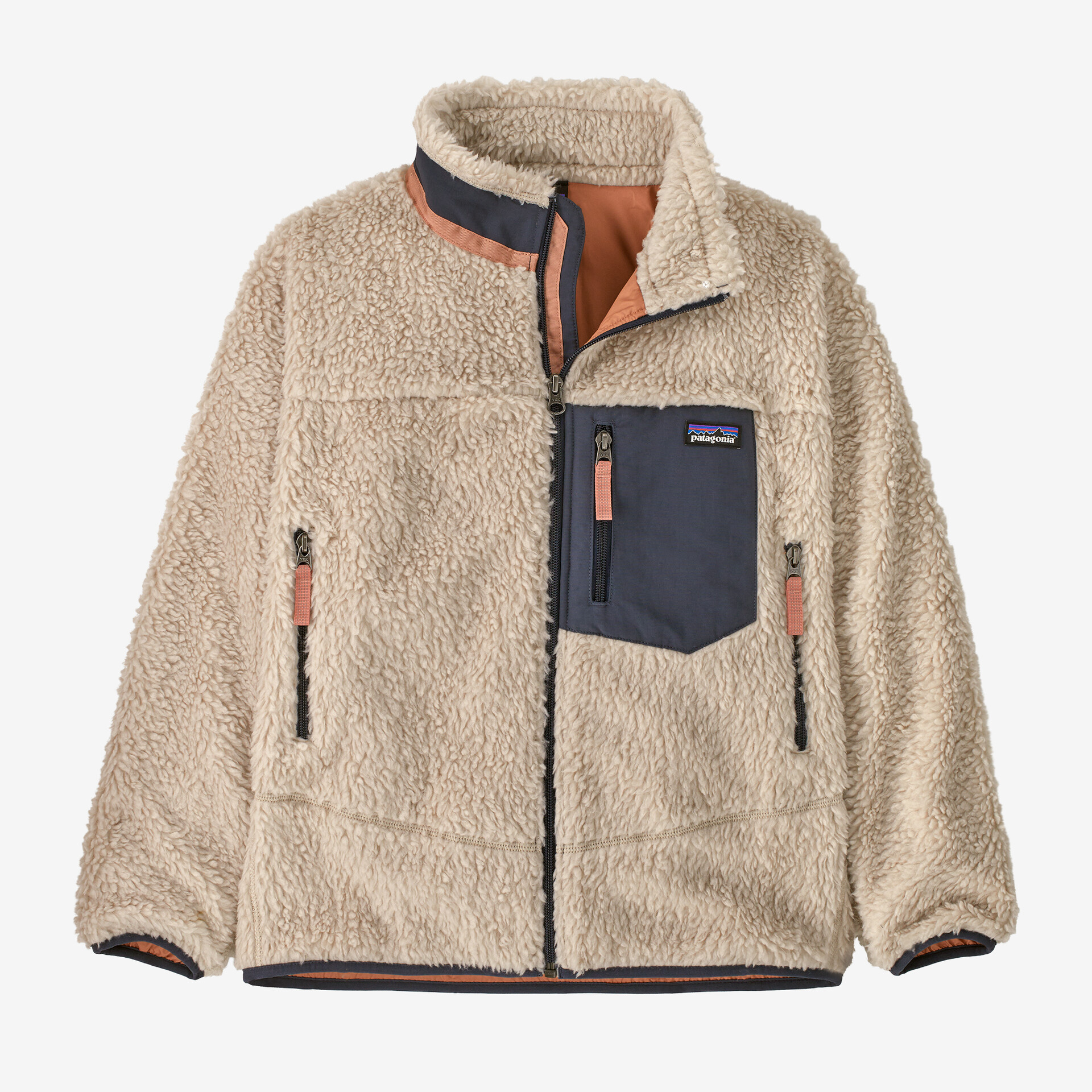 Ks Retro-X Jacket NTSB Natural w/Smolder Blue - Tip Toes