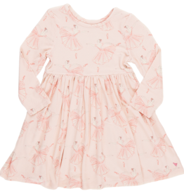 Pink Chicken SALE bamboo steph dress pink ballerinas