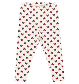 Pink Chicken SALE organic legging mini half hearts