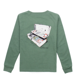 Properly Tied SALE Tackle Box L/S Tee Fern Green