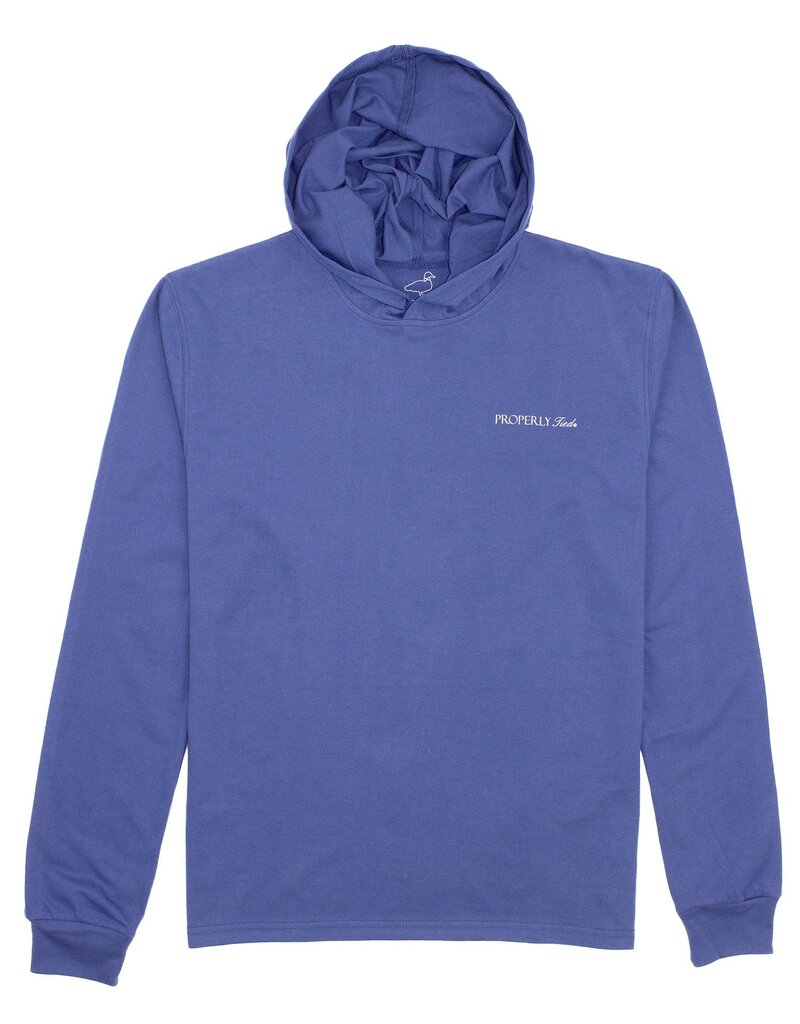 Properly Tied Lake Hoodie River Blue