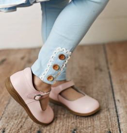 Swoon Baby Clothing Lt Blue Legging w/Frill and Buttons