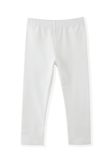 Swoon Kids Clothing Picot Trim Cream Legging