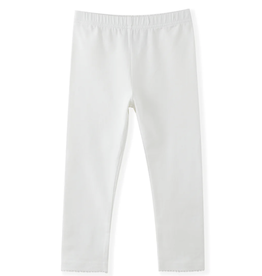 Swoon Baby Clothing Picot Trim Cream Legging
