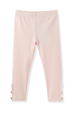 Swoon Kids Clothing Pink Legging w/Lace and Buttons
