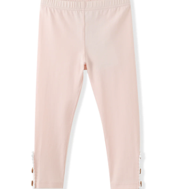Swoon Baby Clothing Pink Legging w/Lace and Buttons