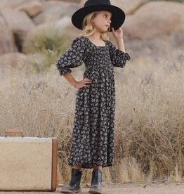 Rylee + Cru Inc. ADELAIDE DRESS DARK FLORAL