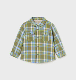Mayoral SALE Baby Boy Forest Plaid L/S Shirt