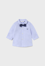 Mayoral Baby Boy Sky Blue Dress Shirt w/Bow Tie