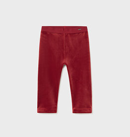 Mayoral SALE Baby Girl Cherry Velvet Leggings