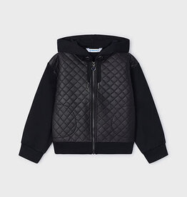 Mayoral SALE Black Padded Zip Up Jacket