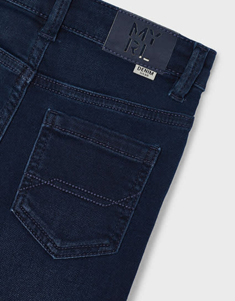 Mayoral Blue Black Soft Denim Pants