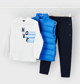 Mayoral SALE Puff Vest Top and Pant Set