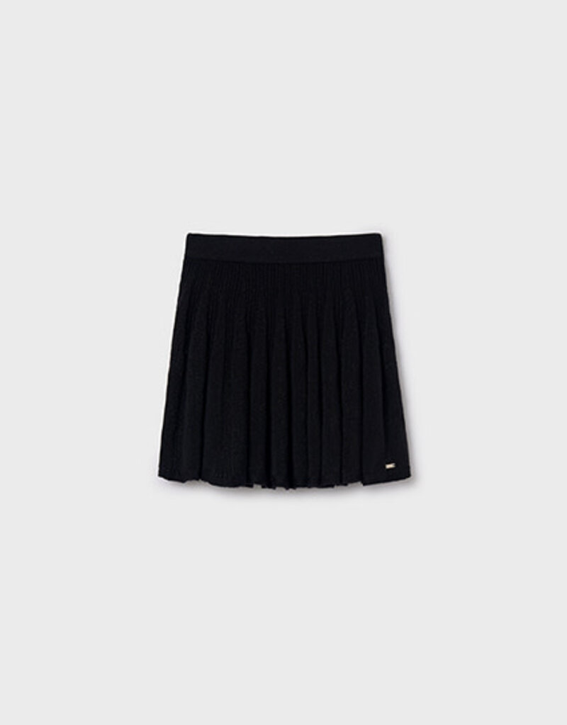 Mayoral Black Pleated Skirt