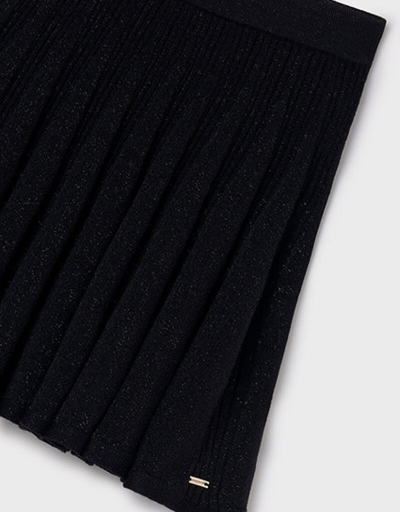 Mayoral Black Pleated Skirt