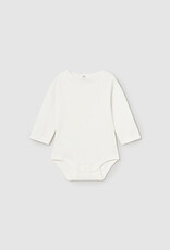 Mayoral L/S Cream Mockneck Onesie