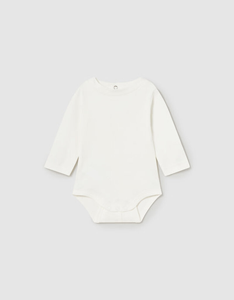 Mayoral L/S Cream Mockneck Onesie