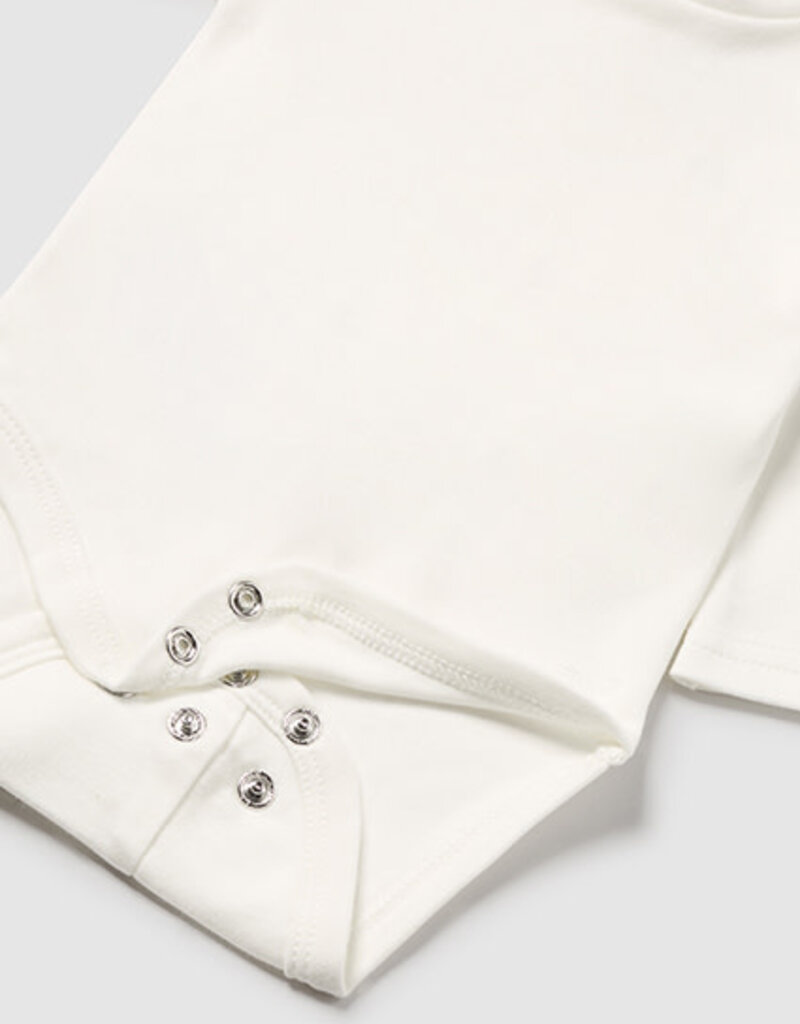 Mayoral L/S Cream Mockneck Onesie