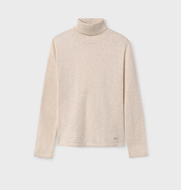 Mayoral SALE Light Tan Knit Turtleneck