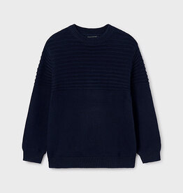 Mayoral SALE Navy Ribbed Sweater