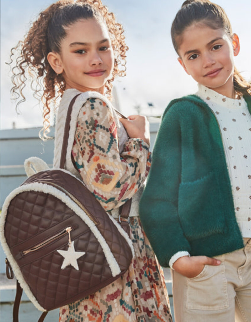 Mayoral Padded Backpack Brown