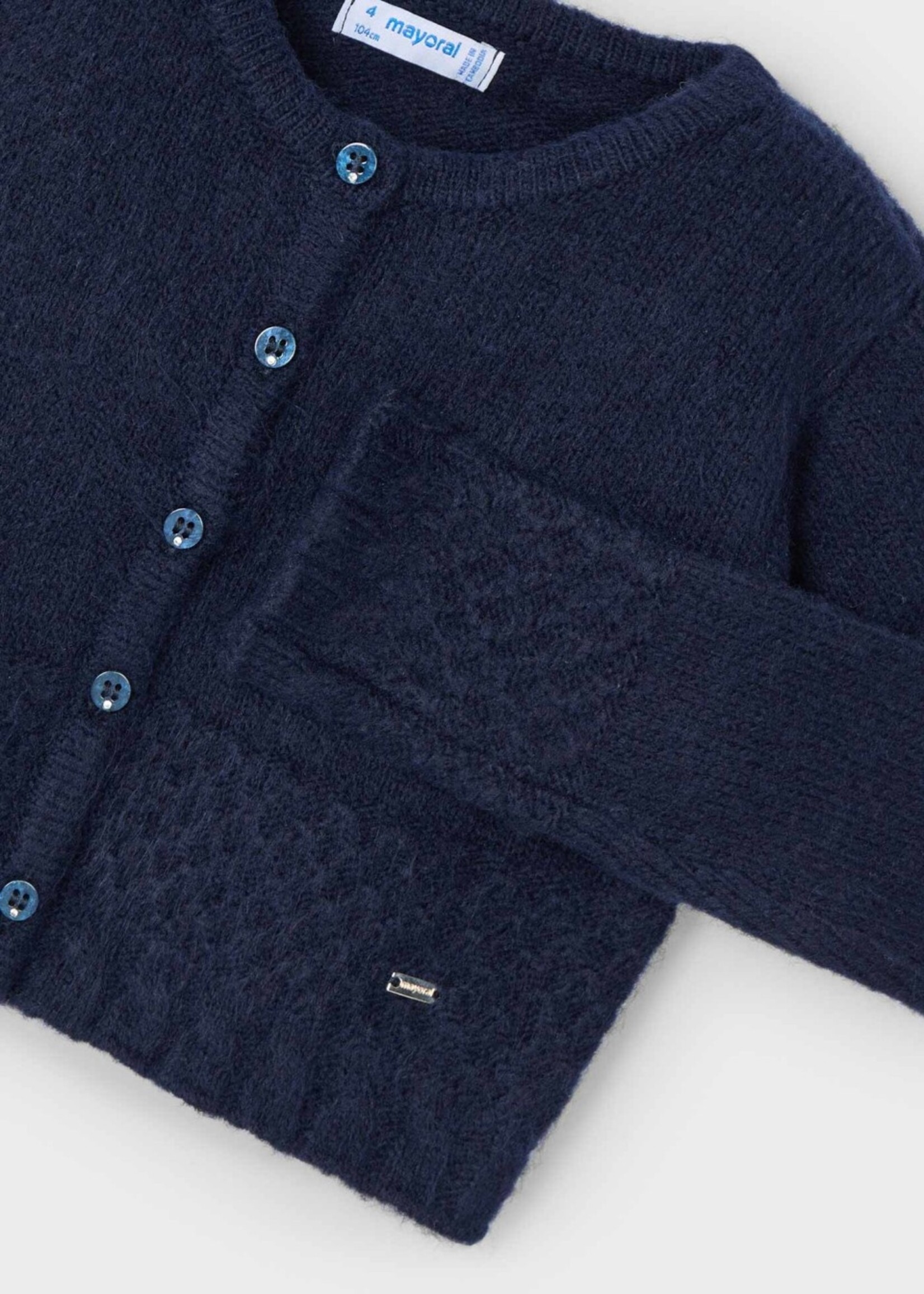 Mayoral Navy Stitched Cardigan