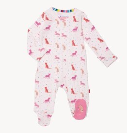 Magnetic Me Cheetah Bonita Organic Cotton Footie