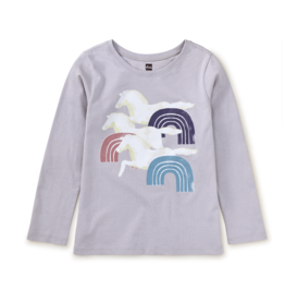 Tea Collection SALE Rainbows Horses Graphic Tee Urchin Purple