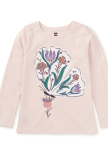 Tea Collection Painted Butterfly Graphic Tee Creole Pink