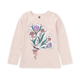 Tea Collection SALE Painted Butterfly Graphic Tee Creole Pink