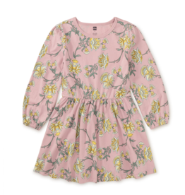 Tea Collection SALE Blouson Sleeve Pocket Dress Salma Floral