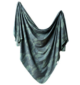 Copper Pearl Knit Blanket Hunter