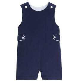 Little English SALE Button Tab John John Navy Corduroy