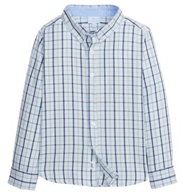 Little English SALE Button Down Shirt Blue Ridge Plaid