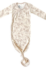 Copper Pearl Newborn Knotted Gown Jurassic Park Fossils