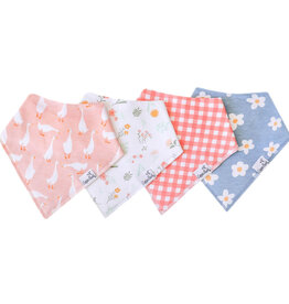 Copper Pearl Baby Bandana Bib Set 4 Goosie