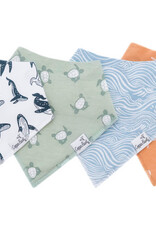 Copper Pearl Baby Bandana Bib Set 4 Cove