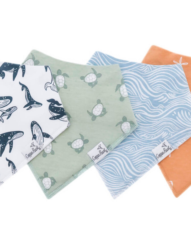 Copper Pearl Baby Bandana Bib Set 4 Cove