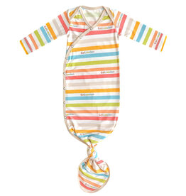 Copper Pearl Newborn Knotted Gown CoComelon Striped