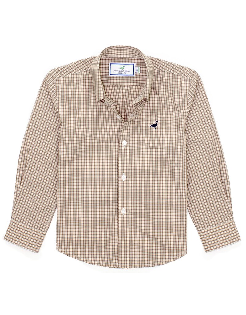 Properly Tied Seasonal Sportshirt Timber