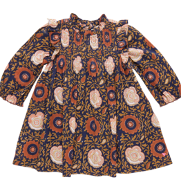 Pink Chicken SALE Jaipur Dress Navy Harvest Floral